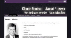 Desktop Screenshot of droitcriminel.com