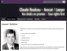 Tablet Screenshot of droitcriminel.com